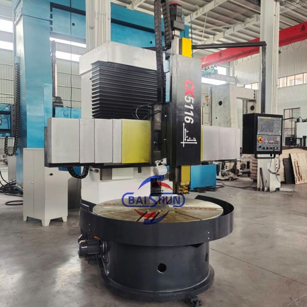 Efficient CK5116Q CNC Vertical Lathe With 15kw Motor and 1600mm Turning Diameter for Heavy-Duty Tasks