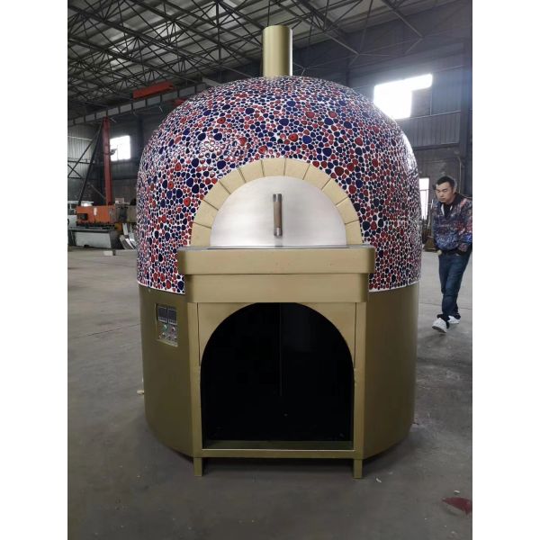 Round Italy Pizza Oven Electric Gas 500℃ High Temperature