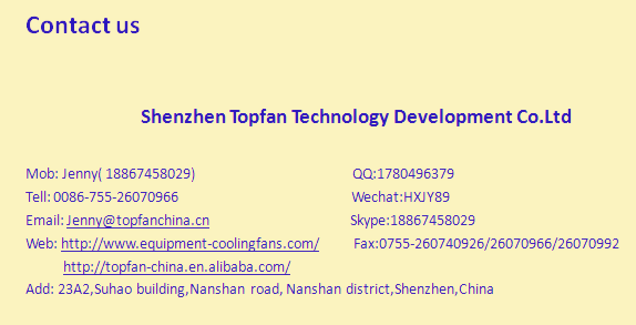 AC 9225 Explosion Proof Exhaust Fan / Metal High Speed Brushless Cooling Fans