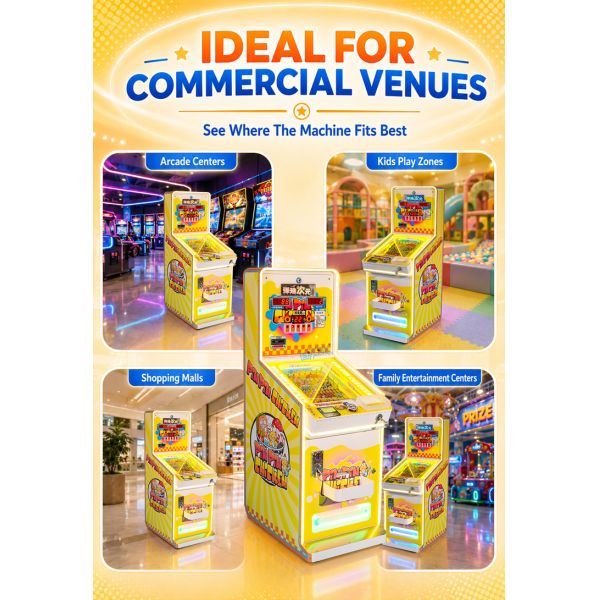 Vibrant Kids Pinball Machine | Arcade Entertainment Game Machine