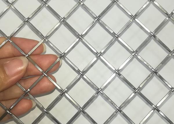 Fil décoratif serti par replis Mesh Grilles Anti Alkali de l'acier inoxydable 316