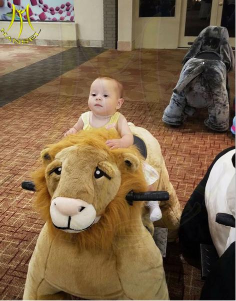 Hansel Bearing capacity 150 KG carnival plush toy unicorn zoo riders for mall rideable animal