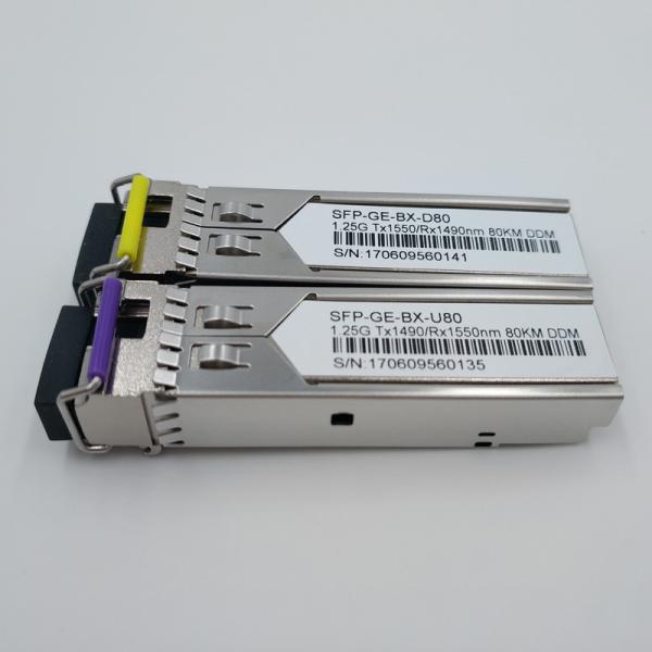 2.5G Single Mode Fiber Optical Transceivers TX1310nm 20KM LC CWDM DDM