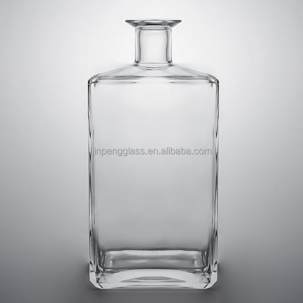 Botella de vidrio de corcho tipo tapa 70cl 75cl botella de diseño clásico para Shandong forma redonda