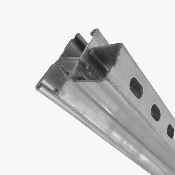 41mm HDG de prata galvanizou o suporte do metal do canal de C para a construção