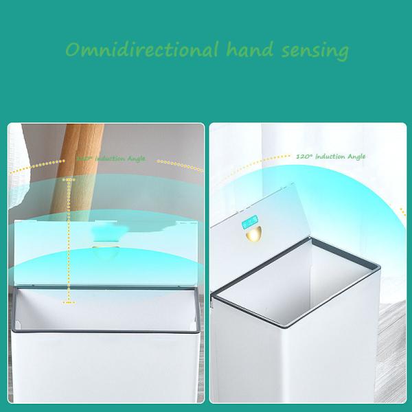 Smart Home Products Indoor Kitchen Separate Collapsible Sensor Plastic Smart Waste Bins
