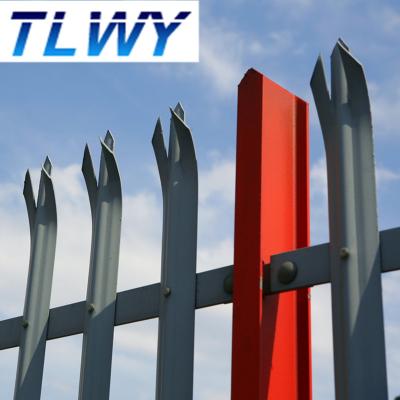 China Anping TLWY 30 anos de paliçada de aço galvanizada fábrica cravou o cerco da segurança