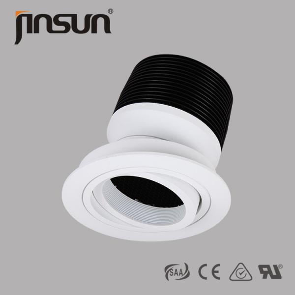 45W Anti-Glare AC85-265V Aluminum 6063 COB Recessed LED Downlight