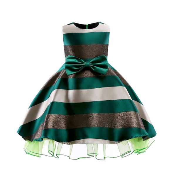 Sukienki Dla Dziewczynek Vestidos De Novia 2020 Elsa Costume Lol Dress Horizontal Stripes Flower Girl Dress Sukienka Dzi