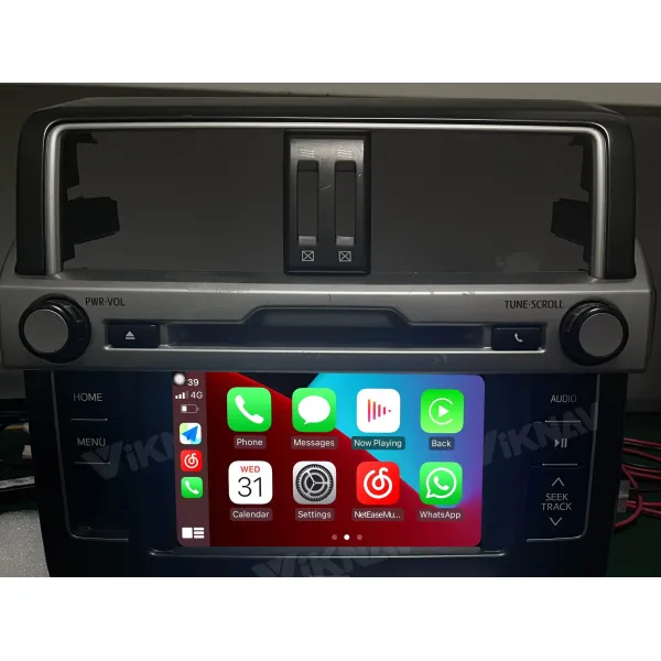 Viknav Linux System OEM Car For Toyota Prado Panasonic 2014-2017 Улучшение декодера Коробка мультимедийная беспроводная