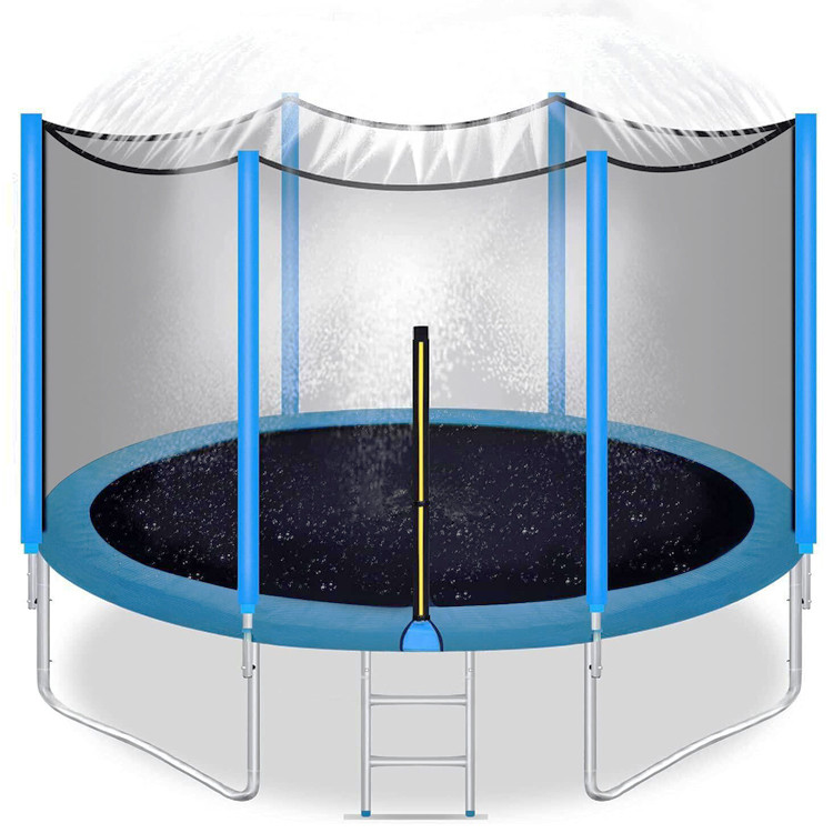 Outdoor Park Round 10FT Fitness Jumping Trampoline with Safety Net and Custom Logo
