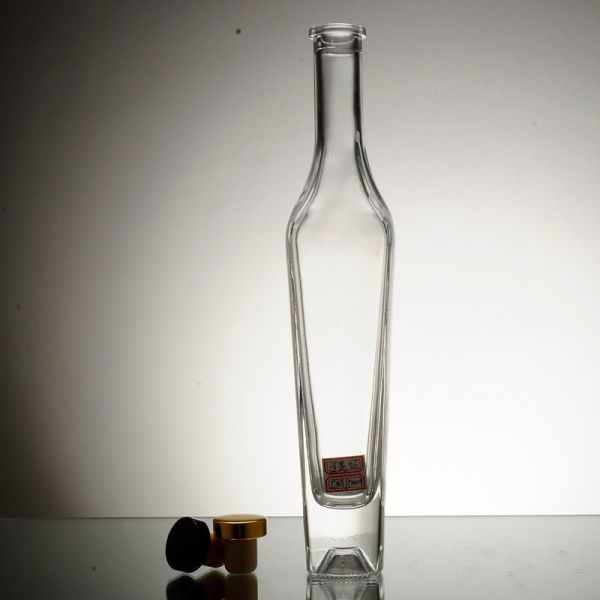 OEM Clear Glass Soft Drinks Bottle 300ml 500ml 750ml with Frost Deep Process