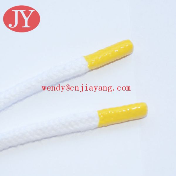 Jiayang Shoelace Charms Round Rubber Tips Custom Shoelaces Aglets