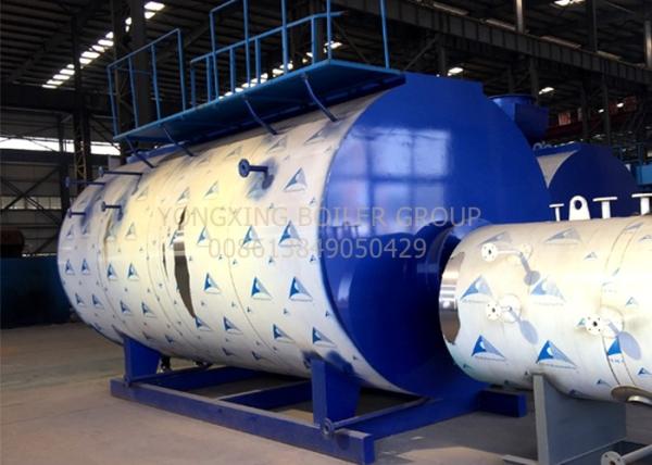6 T/H Condensing Boiler Hot Water Tank  Water Tube Package Boiler Rust Resistant