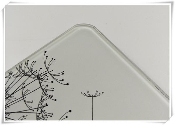 Touch Screen Tempered Glass Digital Scale Dandelion Design With Non Slip Mat