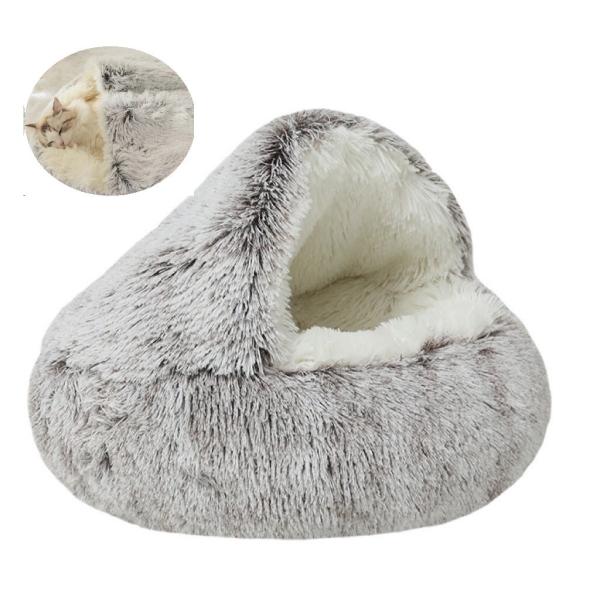 Eco Friendly Soft Long Plush Pet Sleep Bed Felt Sponge For Large Small Kittens