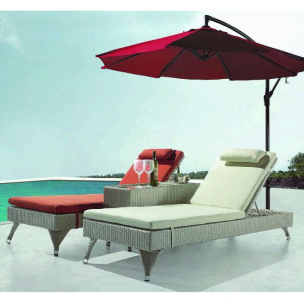 Outdoor adjustable chaise lounge chair-3006