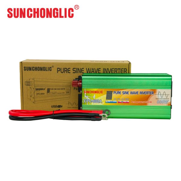 FPC 800W Energy - Efficient Pure Sine Wave Inverter with 50Hz Output for Converting 12V DC to 220V AC