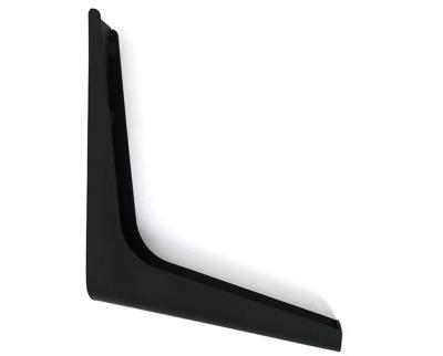 L Shaped Furniture Parts Powder Spraying 170mm Black Metal Sofa Legs