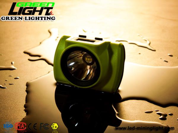 18000lux 385lum Cordless Miners Cap Lamp 6500mAh With LCD Screen