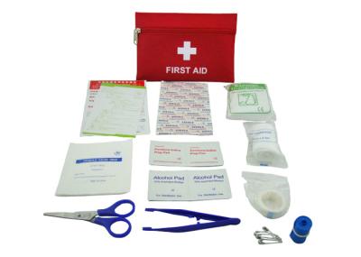 13 Contents First Aid Emergency Kit , First Aid Travel Kit With Oxford Fabric Pouch