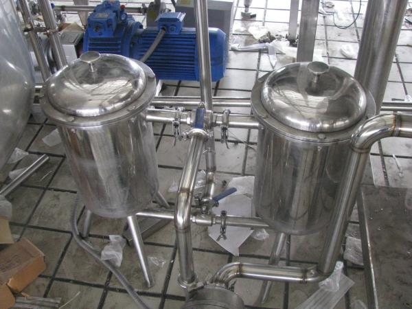 Food Sanitary 3000L/H Milk Duplex Filter with Technology and SS304 Material