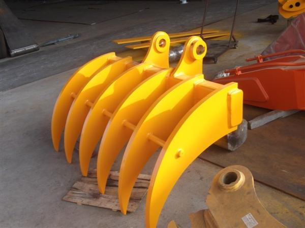 Construção de estradas de Ton Excavator Brush Rake For da silvicultura 13