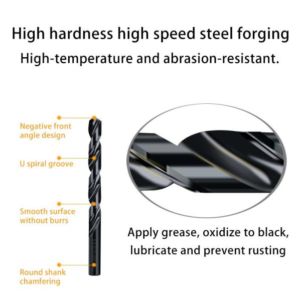 2-3/4 Length Carbide Drill Bits Cutting With Titanium Nitride Coating