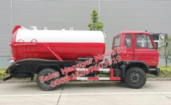 8000Liters Sewage Suction Truck Dongfeng Jet Vacuum Suction Truck 4×2 Driving Type