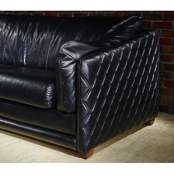Compact Comforatble Leather Sofa Loveseat , Pure Leather Couches Relax Style