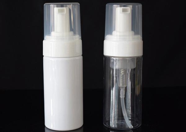 150ml Foam Pump Bottle Round Plastic Pet Face Wash Liquid Shampoo White