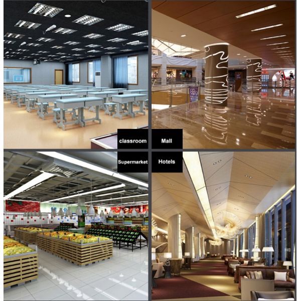 Aluminum T8 LED Tube Light 1.5M 24W, 1.2M 20W, 0.6M 8W, AC85-265V 100Lm/W,CRI>80 PF>0.9,  2500-7000K, 3 years warranty