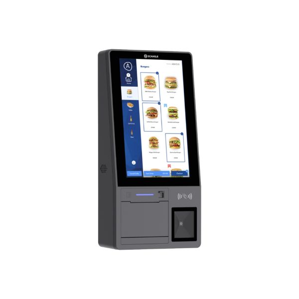 32 Inch Self Service Ordering Kiosk Touch Screen Restaurant Payment Terminal Machine with Built-in 80mm Printer