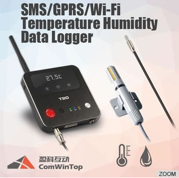 Temperature alarm data logger with external Temperature Sensor