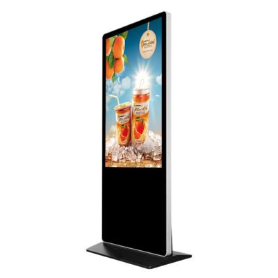 Quiosque ereto personalizado do tela táctil do assoalho língua múltipla do menu de 43 polegadas
