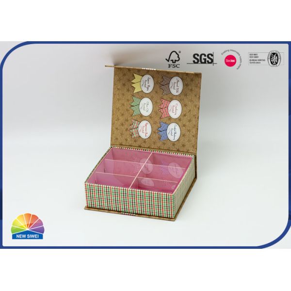 350g White Cardboard Magnetic Lock Rigid Gift Cardboard Paper Box