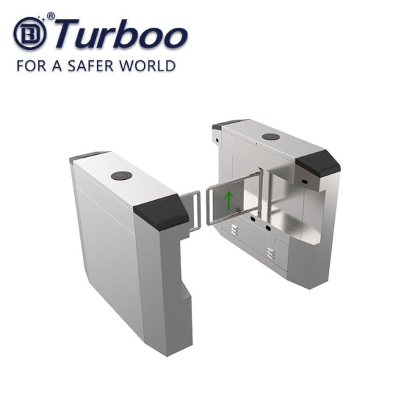 LED Light Swing Barrier Turnstile Access Control Systems Multiple Infrared Sensor D343