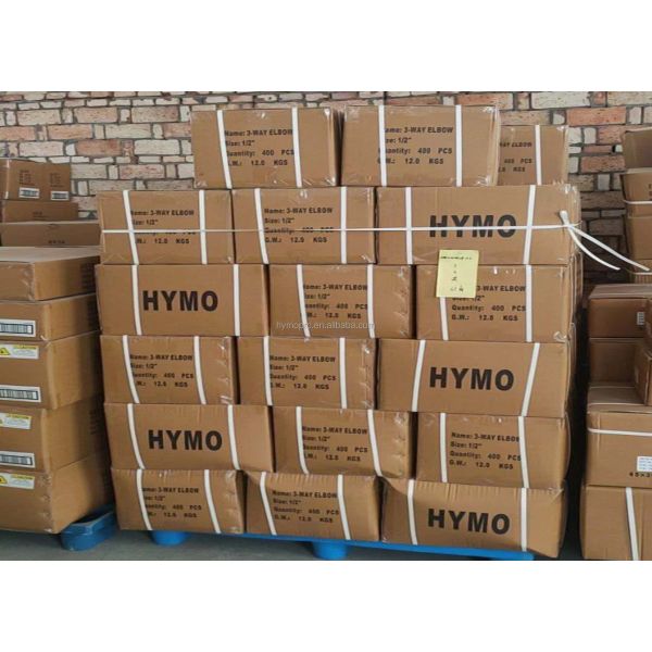 ASTM Standard 3/4 Inch 3 Way Corner Connector Joint Elbow PVC Pipe Fittings for Plumbing