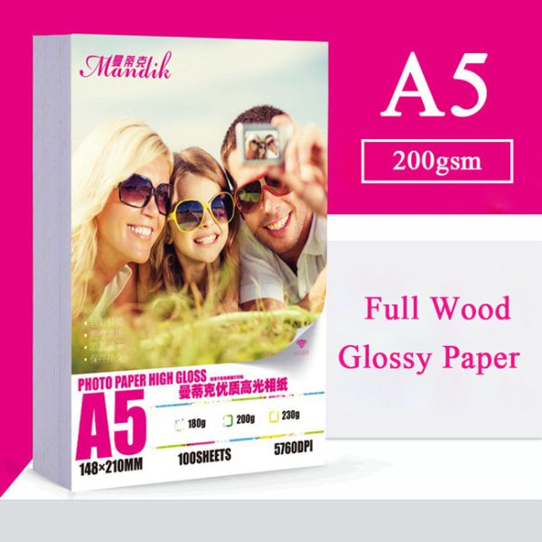 Premium Glossy Inkjet Photo Paper