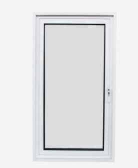 Horizontal Aluminum Clad Window , Casement Hurricane Impact Windows