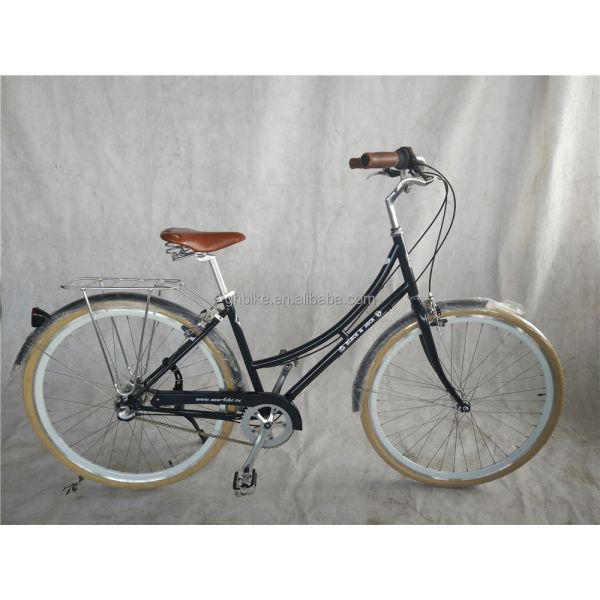 Customize Aluminum Frame 21S Women's Urban Bike Fitness Bikes Hybrid Bicycle for Adult