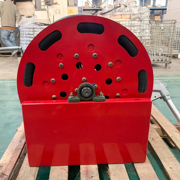 Rugged 1.5 Inch Hose Reel Frame for Fuel Trucks 30 Meter Hose