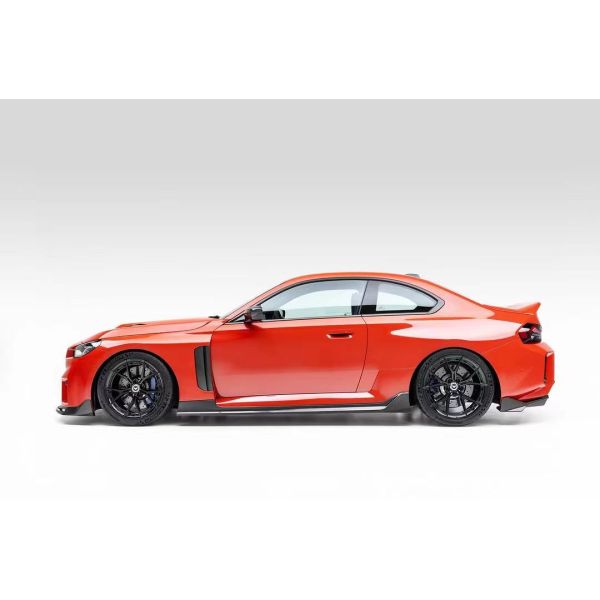 For BMW M2 Carbon Fiber Body Kit M2 Upgraded Vors-style Carbon Fiber Front Lip Diffuser Spoiler Hood Side Skirt