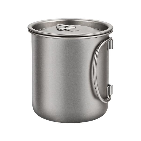 Customized Titanium Camping Cup Titanium Travel Mug With Lid 4.5g/Cm3