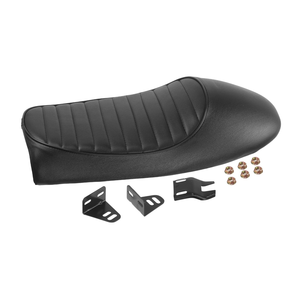 Motorcycle seat, custom retro hump seat, suitable for Yamaha SR400/500 XJ XS KZ, Honda CB200/350/500/750 and Suzuki GN.