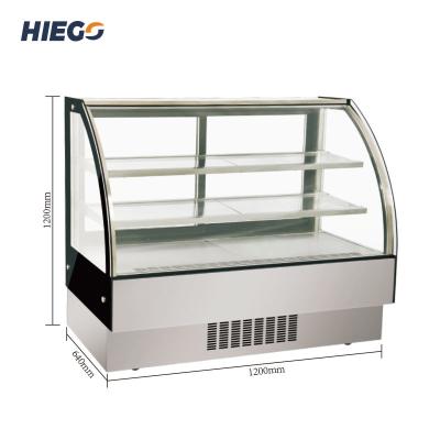 310l 390l expositor de bolo balcão refrigerador suporte de mesa expositor de bolo 530l