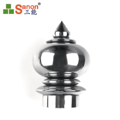 componentes de aço inoxidável decorativos do corrimão da bola oca de aço inoxidável de 50.8mm