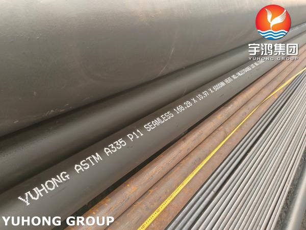 ASTM A335 P11 Alloy Steel Seamless Pipe For Overheater Economizer Length 6000mm WT 10.97mm