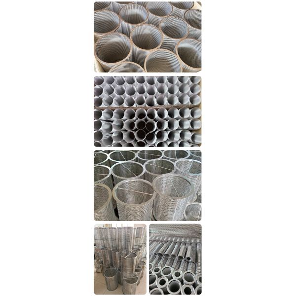 Экран фильтра клина цилиндра стрейнера трубы фильтра сетки нержавеющей стали