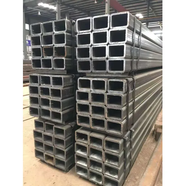 ASTM A-500 Steel Square Tube 100 X 50 X T3.0mm with Black Surface Treatment for Construction and Machinery